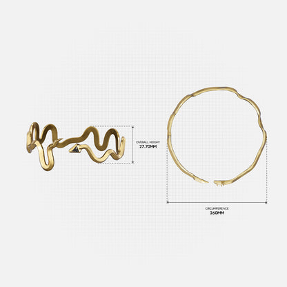 SERPENT LINE ARM CUFFS