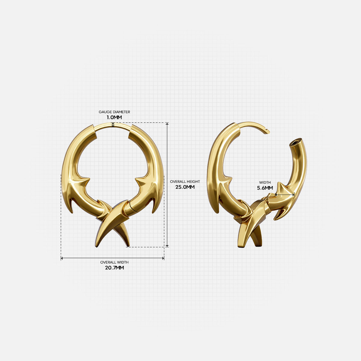 ABYSSAL FANG EARRINGS