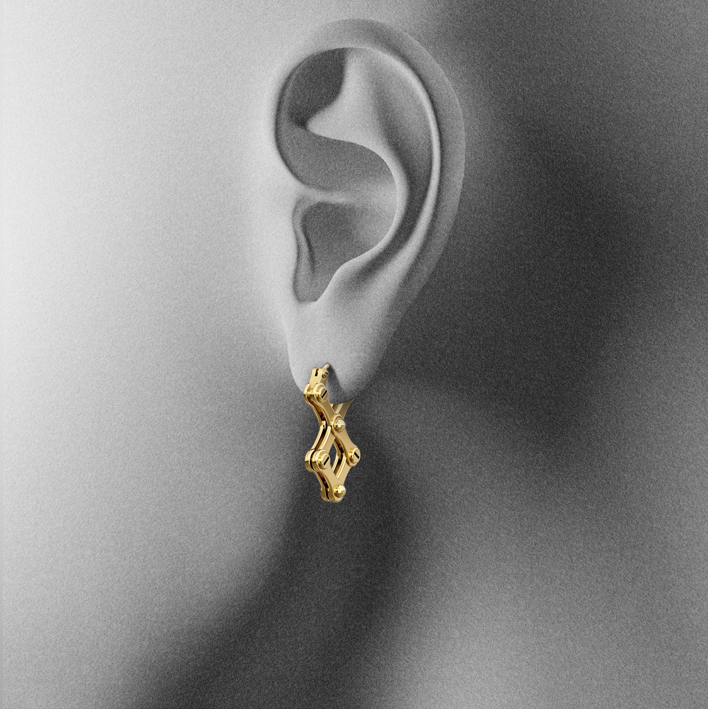 CHAINLINK X EARRINGS