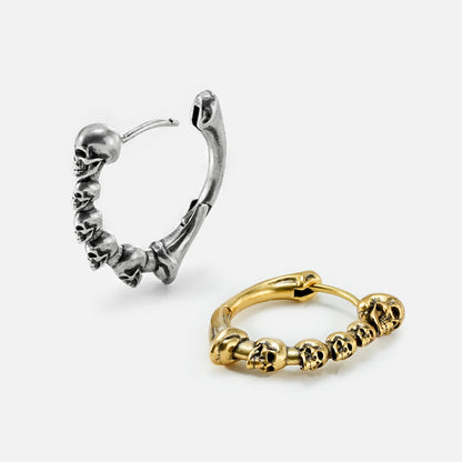 DEATHBOUND CIRCLE EARRINGS