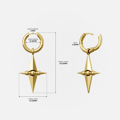 GUIDING AXIS EARRINGS