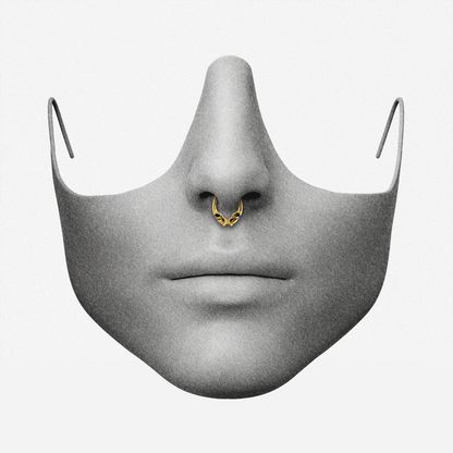 TWIN SKULL SEPTUM CLICKER