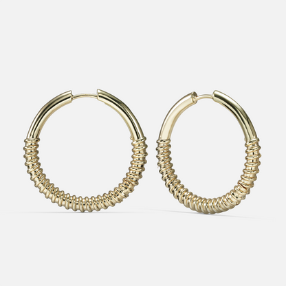 SCREW TWIST EARRINGS