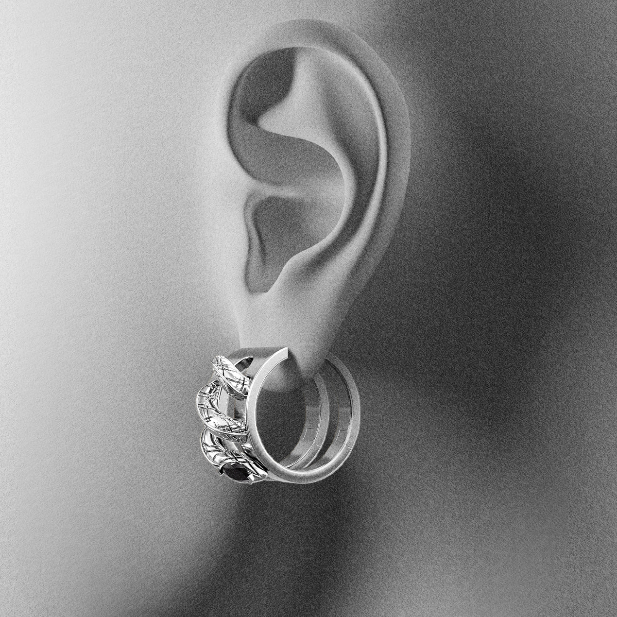 VIPER COIL EARRINGS