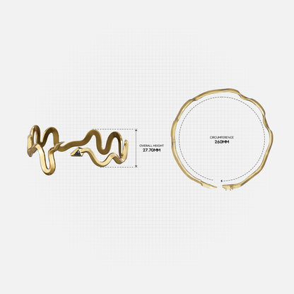SERPENT LINE ARM CUFFS