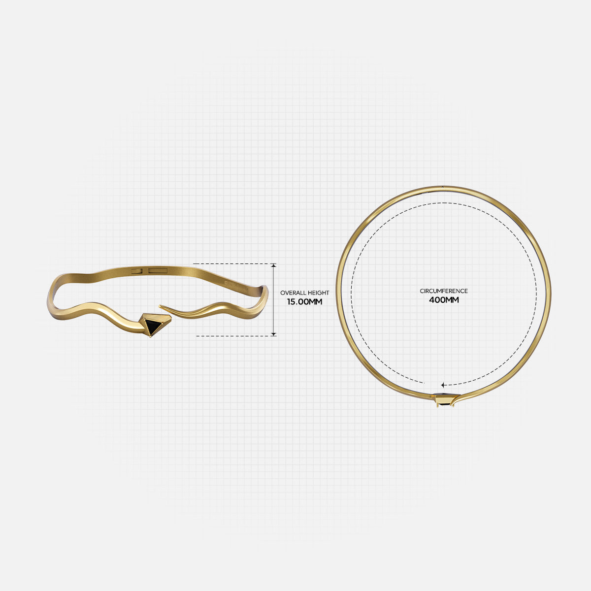 SERPENT CONTOUR NECKLACES