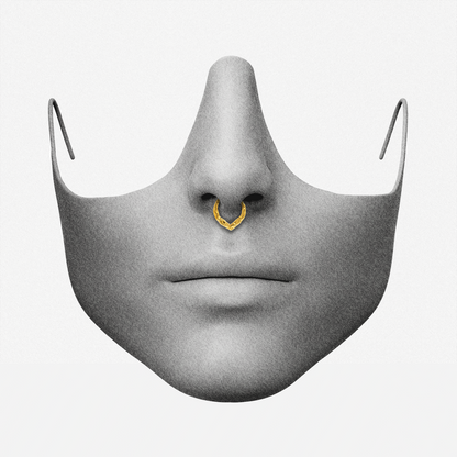 SCULPTED WAVE SEPTUM CLICKER