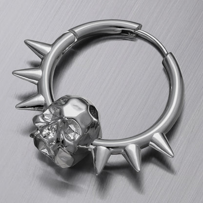 SPIKED SKULL EARRINGS