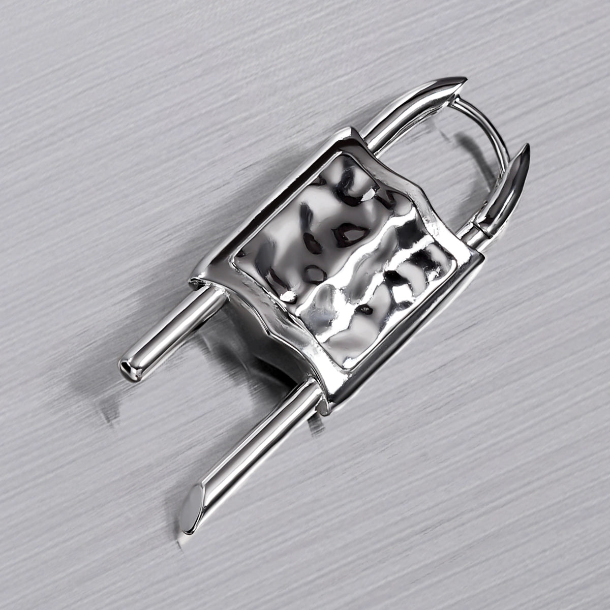 FORGED LOCK EARRINGS