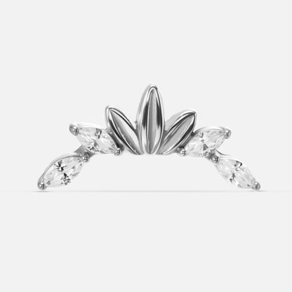 REGAL BLOSSOM FLAT BACK STUD