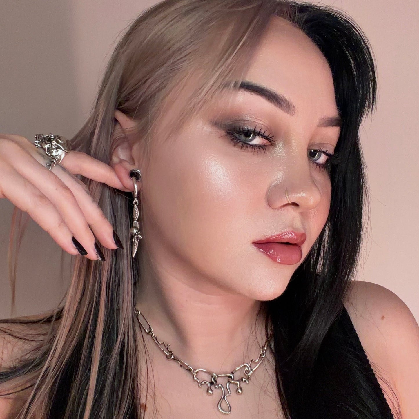 DEATH BLADE EARRINGS