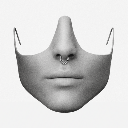 TWIN SKULL SEPTUM CLICKER