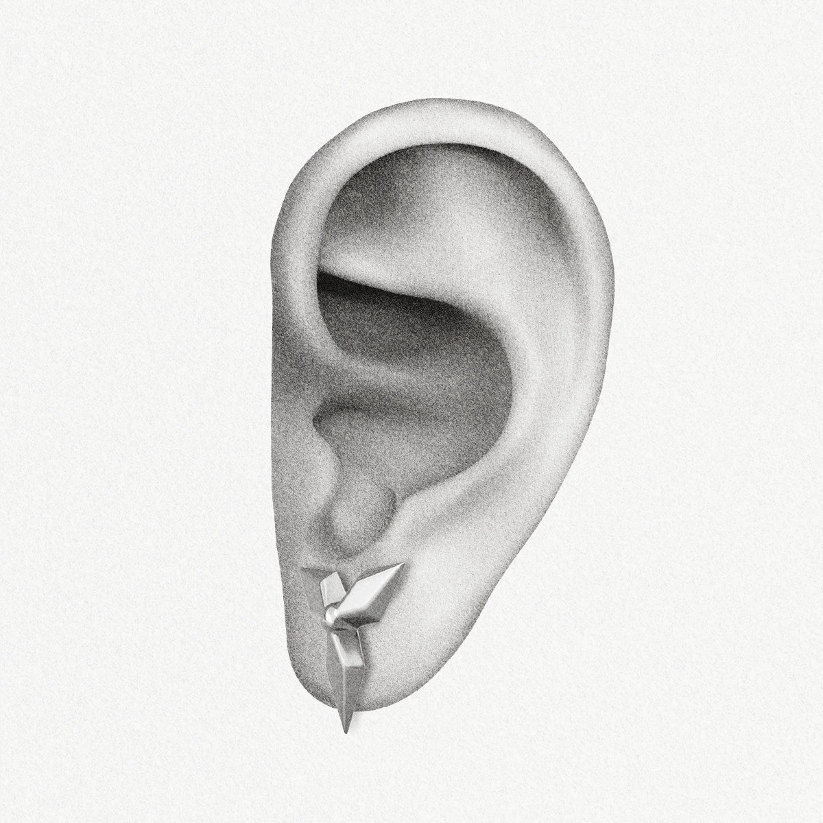 PUNK PETAL EAR STUDS