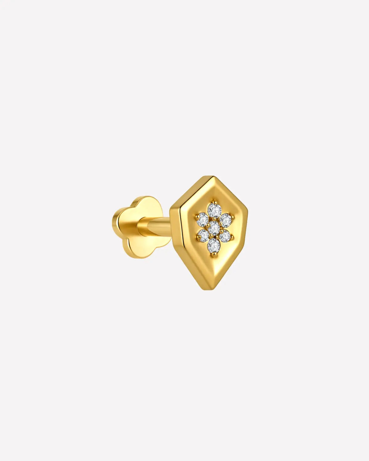 CRYSTAL SHIELD FLATBACK STUD