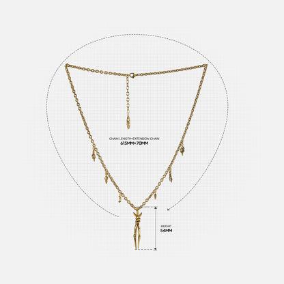 BOUND TWIN NECKLACE