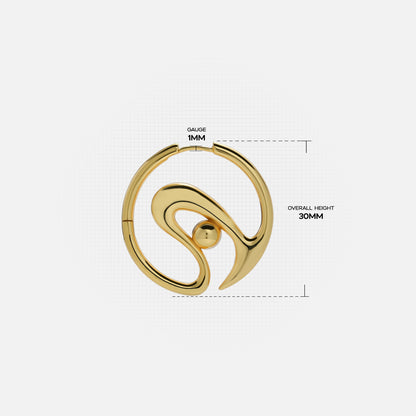 LIQUID ORBIT EARRINGS