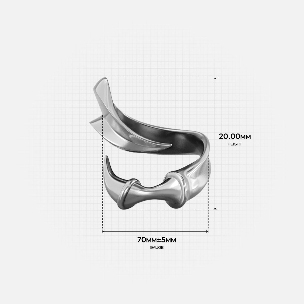 OPEN VERTEBRA RINGS