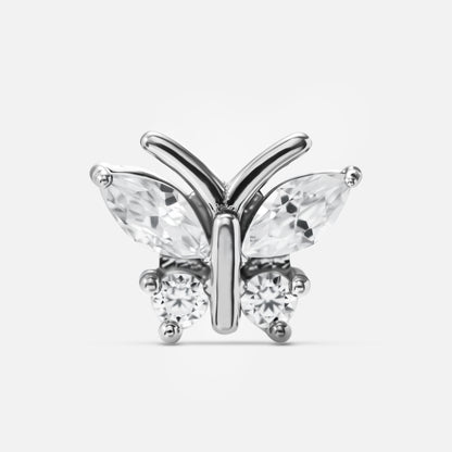 WHIMSICAL BUTTERFLY FLAT BACK STUD