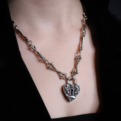 HEART LOCK NECKLACE