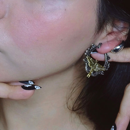 BAROQUE MOTH EARRINGS