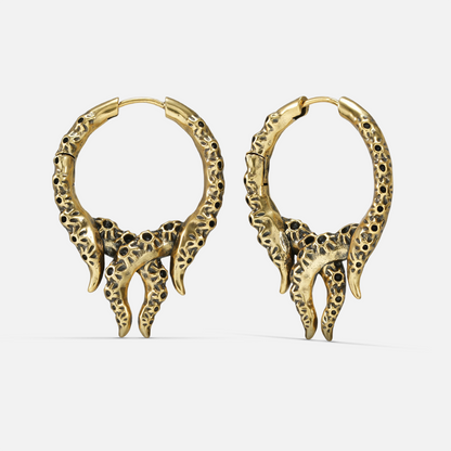 OCTOPUS TENTACLE EARRINGS