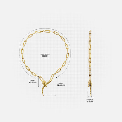 VIPER COIL NECKLACE