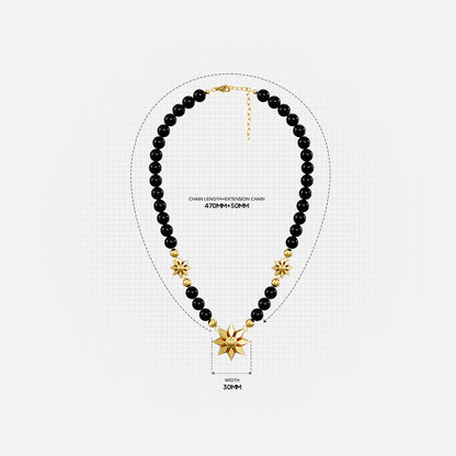 MIDNIGHT BLOOM NECKLACE