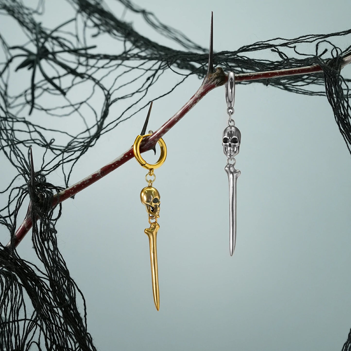 BONE SPIKE EARRINGS