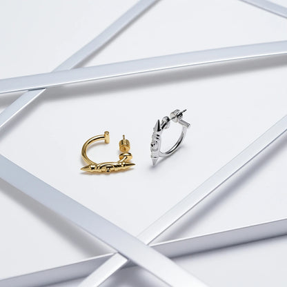 LAMINAR AXIS SPIKE EARRINGS