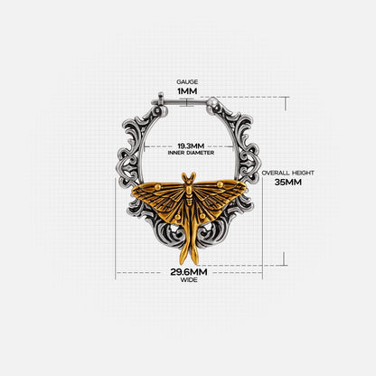 BAROQUE MOTH EARRINGS