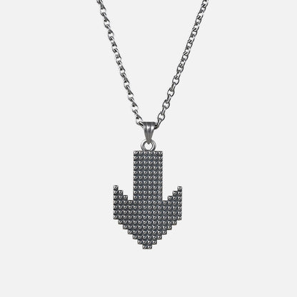 PIXEL DOWN ARROW NECKLACES