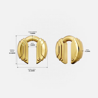 Windmühlen-Origami-Ohrgewichte