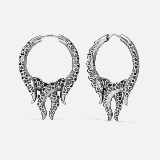 OCTOPUS TENTACLE EARRINGS