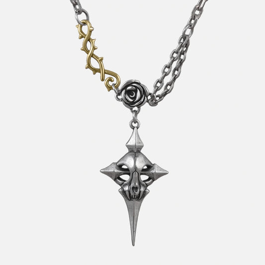 ETERNAL THORN ROSE NECKLACE