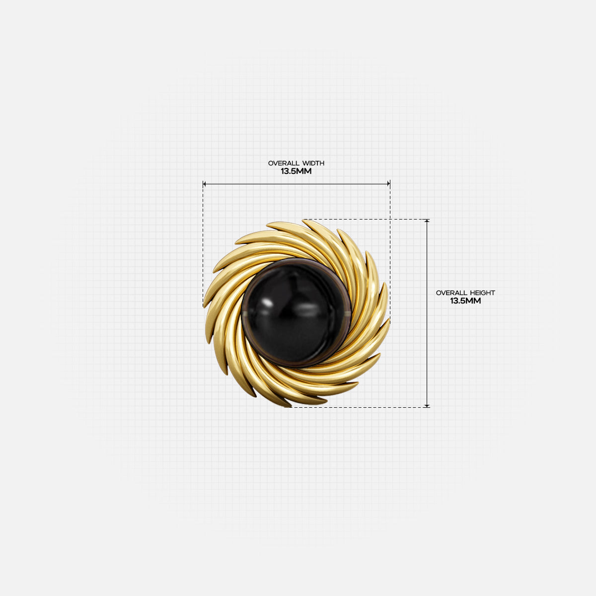 STELLAR HELIX EAR STUDS