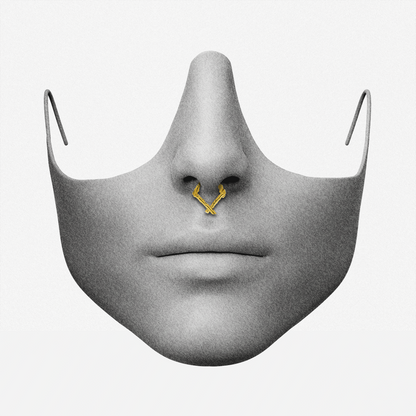 RUSTIC BRANCH SEPTUM CLICKER
