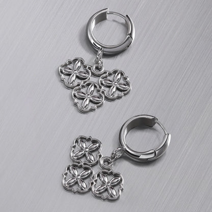 GOTHIC QUATREFOIL EARRINGS