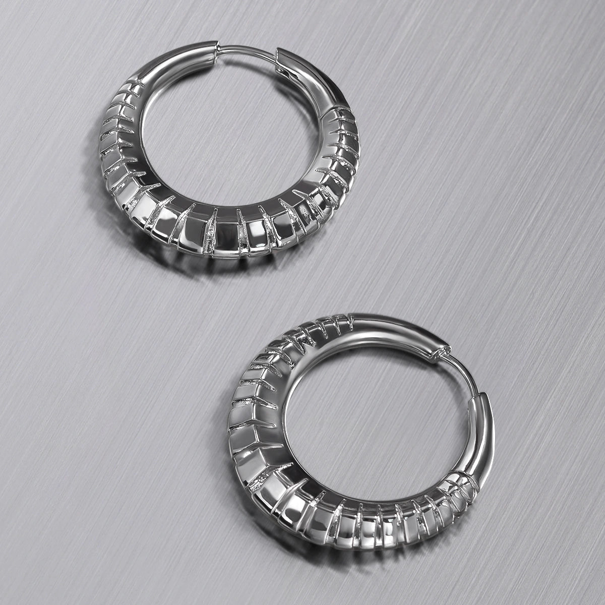 INDUSTRIAL TREAD EARRINGS