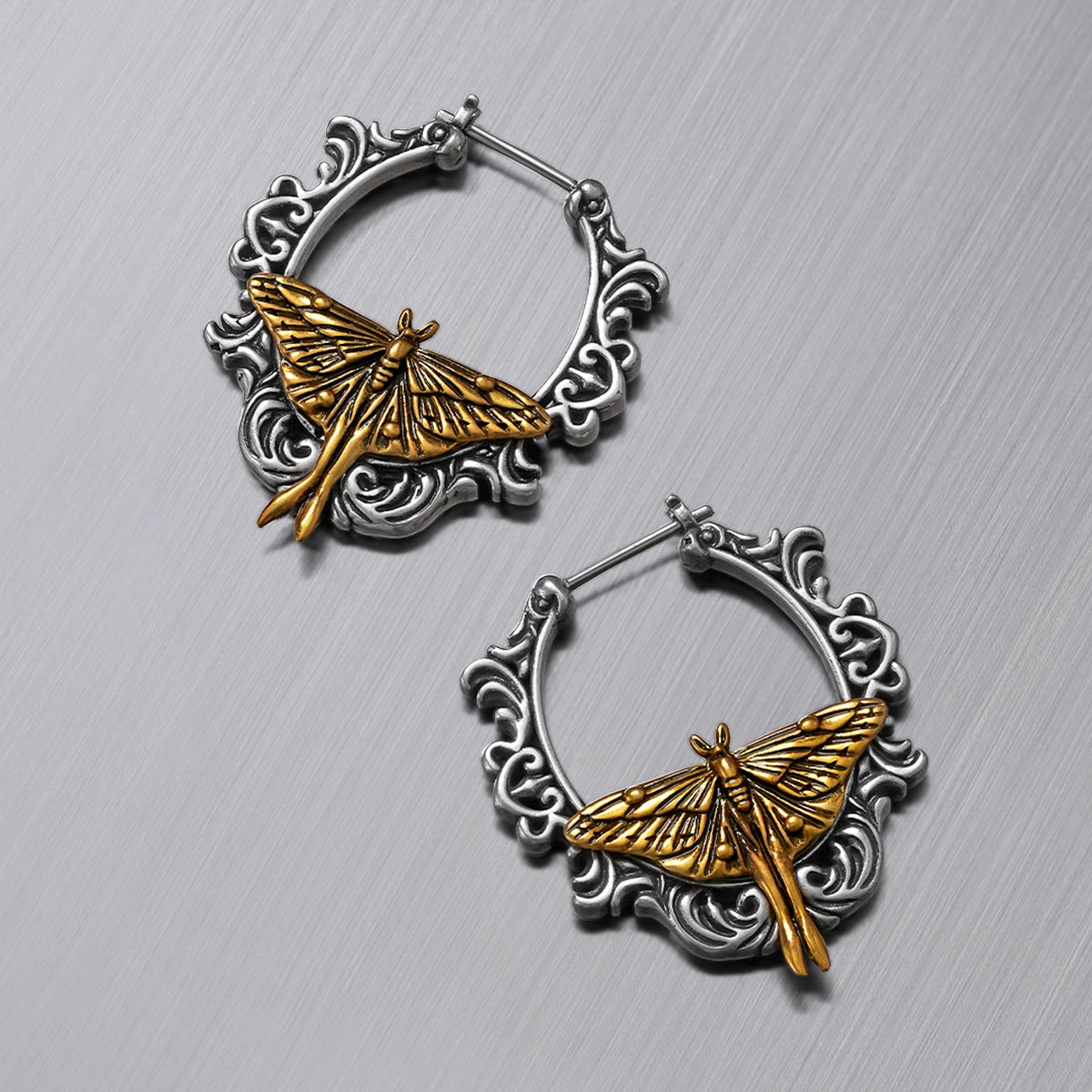 BAROQUE MOTH EARRINGS