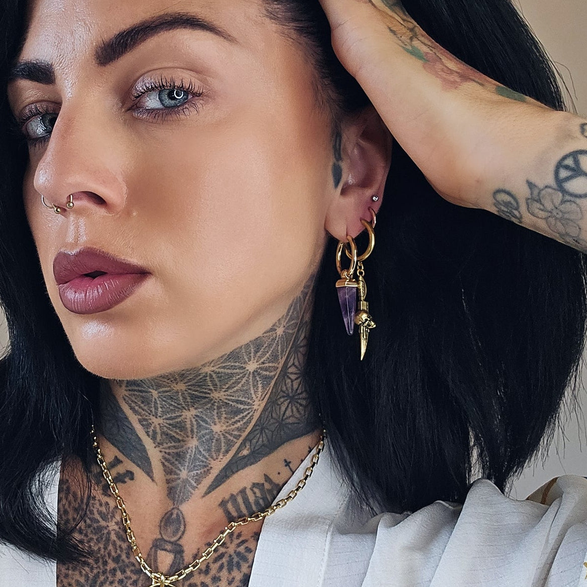 DEATH BLADE EARRINGS