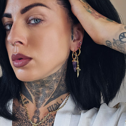 DEATH BLADE EARRINGS