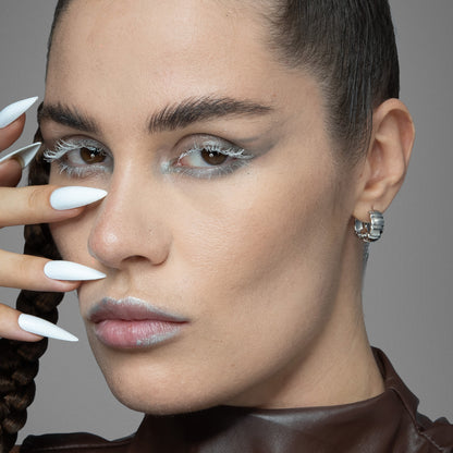LAMINAR PLATE HOOP EARRINGS