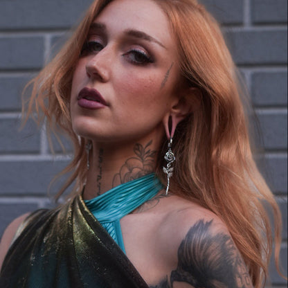 ELEGANT ROSE EARRINGS