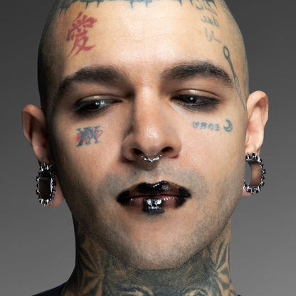 SPIKE RIM EAR TUNNELS
