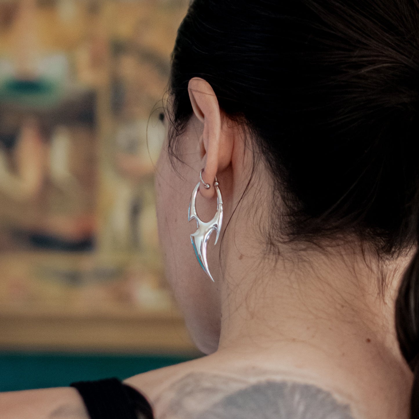 BLADE ARC EARRINGS