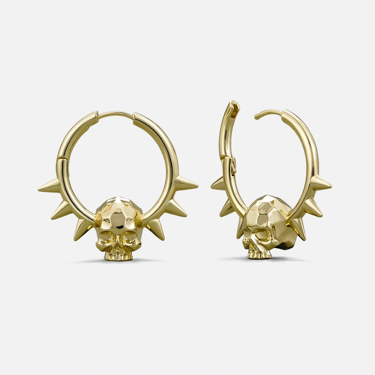 SPIKED SKULL EARRINGS
