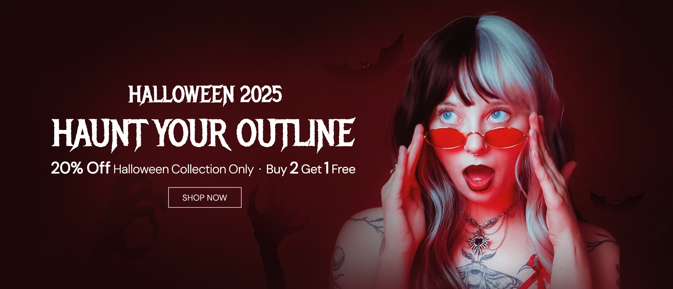 PunkYouth Halloween 2025 exclusive collection – 20% off statement jewelry + buy 2 get 1 free