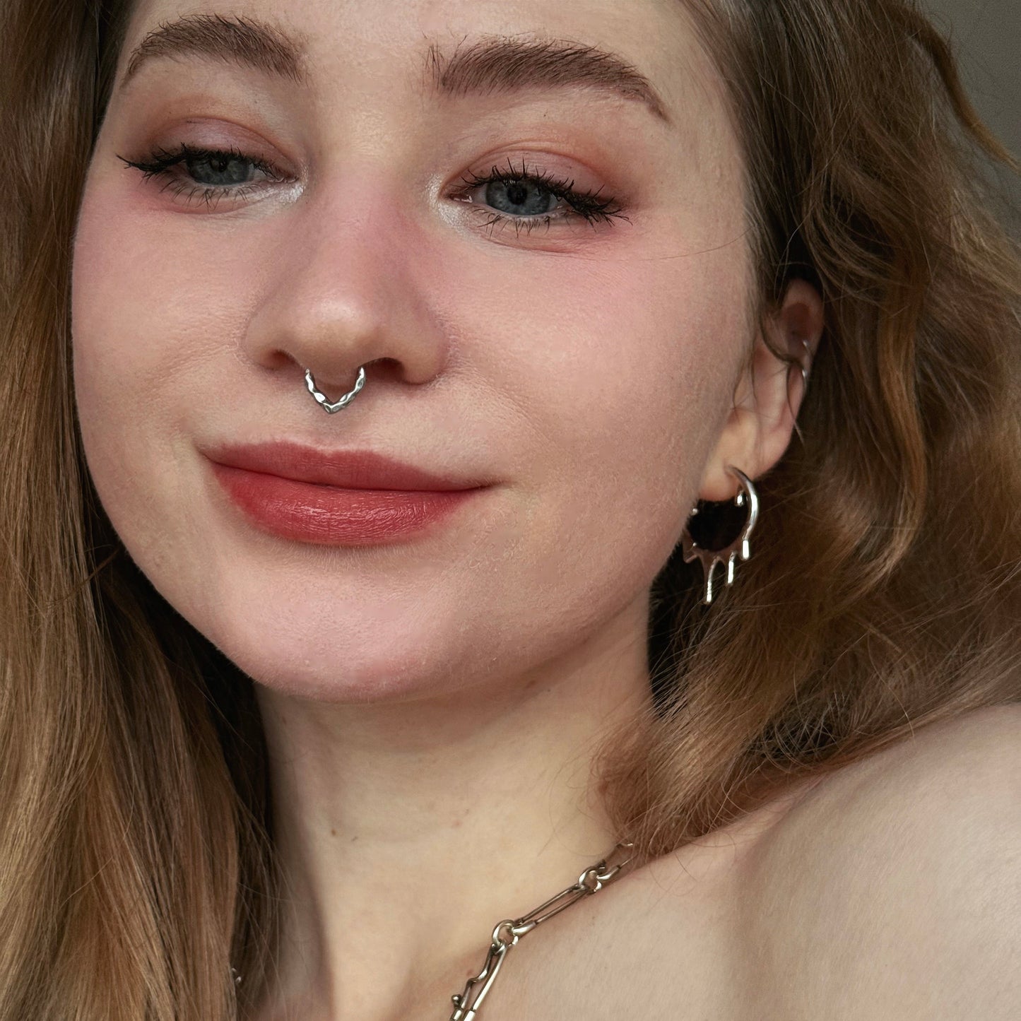 MOLTEN DROP EARRINGS