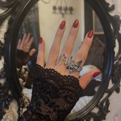 BAGUE DE CHAUVE-SOURIS GARDIEN MYSTIQUE