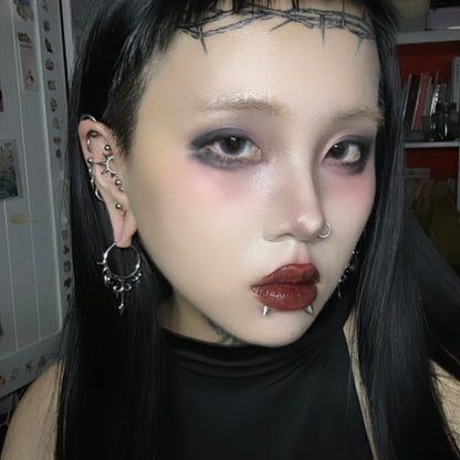 HELLFLAME BLADE EARRINGS